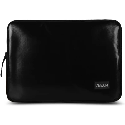 UNBEGUN Herren vegan Laptop-Hülle Schwarz