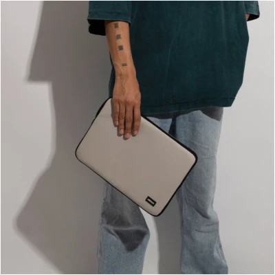 UNBEGUN Herren vegan Laptop Sleeve Grau