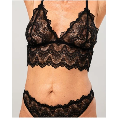 Understatement Damen vegan 2x Bralette Business Trip Multicolor