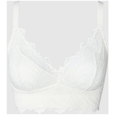 Understatement Damen vegan Bralette Lace Support Off White