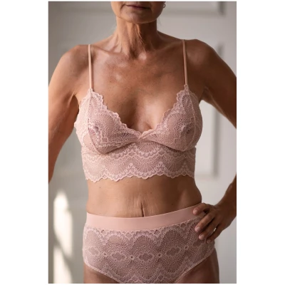 Understatement Damen vegan Bralette-Oberteil Zartrosa