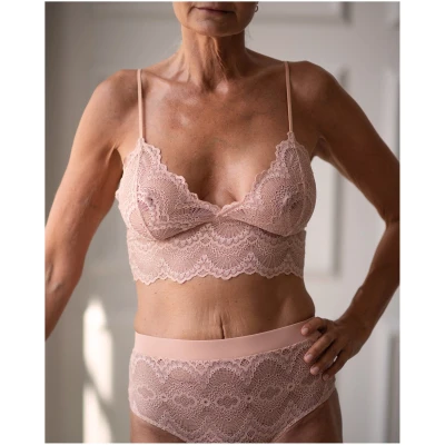 Understatement Damen vegan Bralette-Oberteil Zartrosa