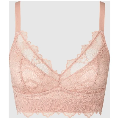 Understatement Damen vegan Bralette Spitze Support Hellrosa