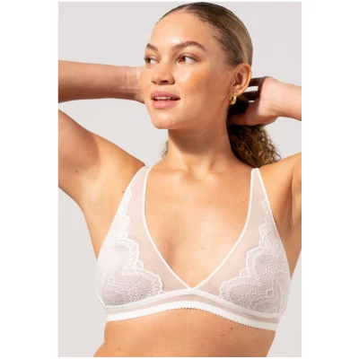Understatement Damen vegan Bralette Tauchen Off White