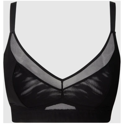 Understatement Damen vegan Mesh Support+ Bralette Schwarz