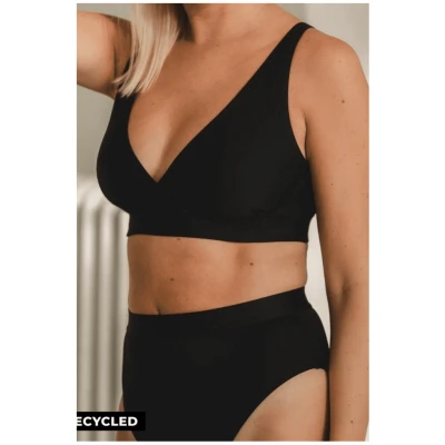 Understatement Damen vegan Still-Bh Aus Mikrofaser Noir Schwarz