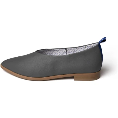 VENUS IS VEGAN Damen vegan Ballerina Aida Grau