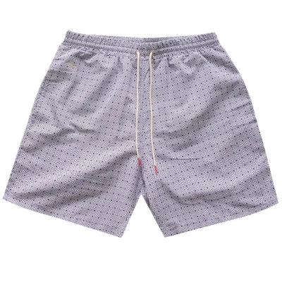 Vanilla Sand Herren vegan Badeshorts Coco Tile-Print