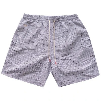 Vanilla Sand Herren vegan Badeshorts Coco Tile-Print