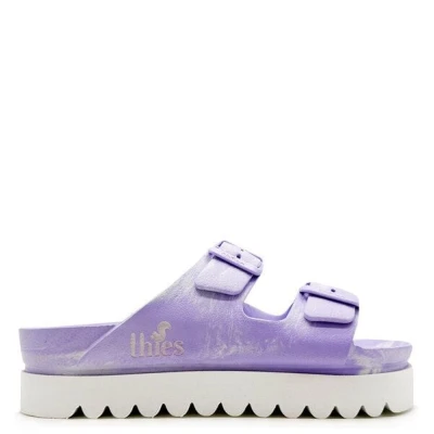 Vegane Bi-Color Ecofoam Plateau Sandale von thies ® aus recyceltem EVA