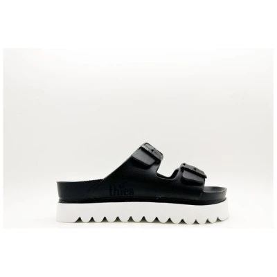 Vegane Ecofoam Plateau Sandale von thies ® aus recyceltem EVA