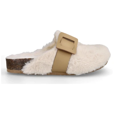 Vegane Hausschuhe Joelina, Farbe: Weiß, Schuhgröße: 35