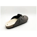Vegane thies ® Eco Bio Warm Clogs aus rec. PET mit Kork-Tieffussbett