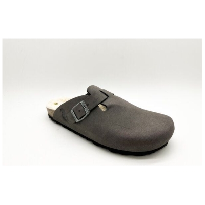 Vegane thies ® Eco Bio Warm Clogs aus rec. PET mit Kork-Tieffussbett
