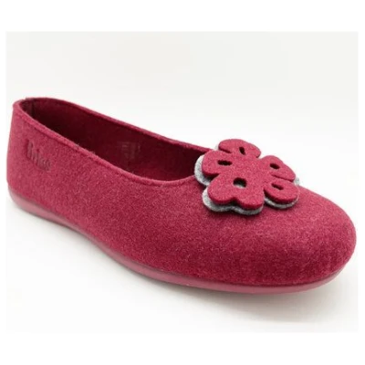 Veganer Hausschuh Ballerina "thies ® PET" aus recycelten Flaschen, fair produziert