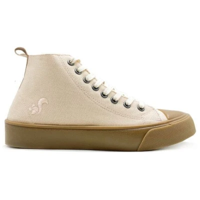 Veganer Sneaker "thies ® Organic Cotton Hi light peach" aus Biobaumwolle