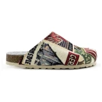 Veganer "thies ® Eco World Travel Clog" aus gewebtem Textil