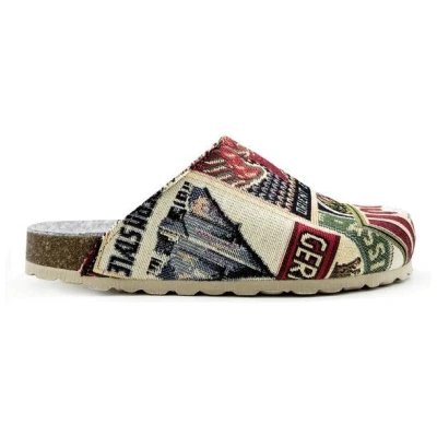 Veganer "thies ® Eco World Travel Clog" aus gewebtem Textil