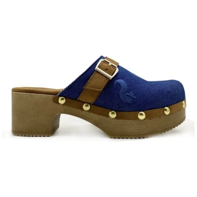 Veganer thies ® Rec Denim Comfy Clog aus recycelter Denim Baumwolle
