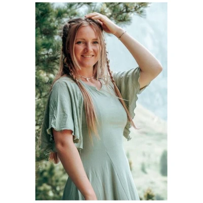 Vivien Joy Luftiges Sommerkleid mit Schmetterlingsärmel - Farrah Comfy Dress