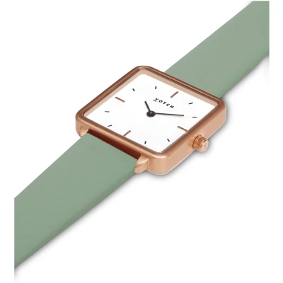 Votch Damen vegan Uhr Kindred Grün & Roségold
