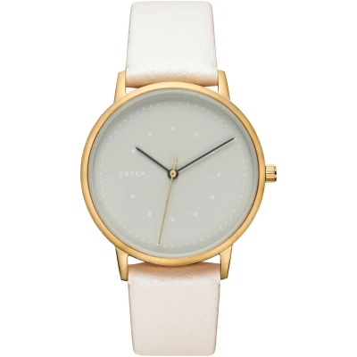 Votch Damen vegan Uhr Lyka Gold & Off White With Grey