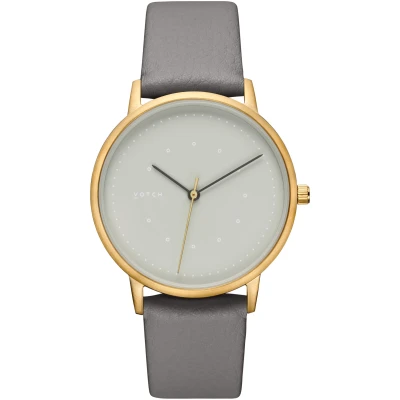 Votch Damen vegan Uhr Lyka Gold & Schiefergrau Mit Grau