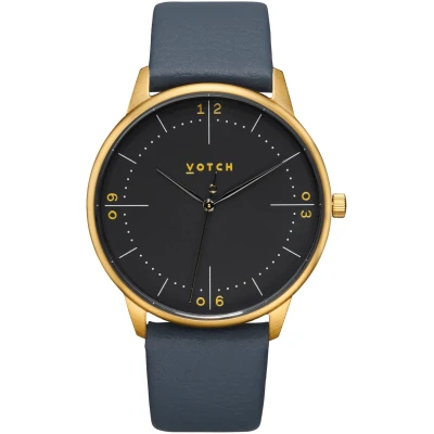 Votch Herren vegan Uhr Aalto Gold & Dunkelblau