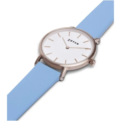 Votch Herren vegan Uhr Classic Petite Himmelblau & Silber
