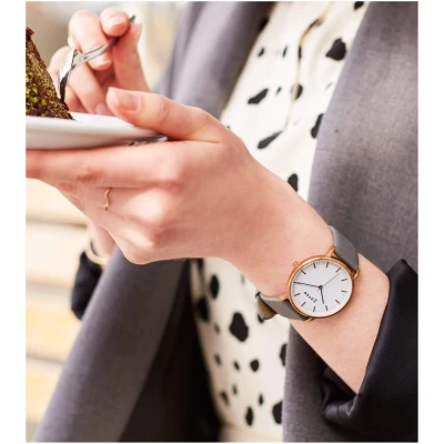 Votch Herren vegan Uhr Moment Roségold & Dunkelgrau