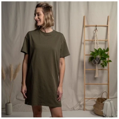 Vresh Clothing Eliv - T-Shirt Kleid aus Biobaumwolle