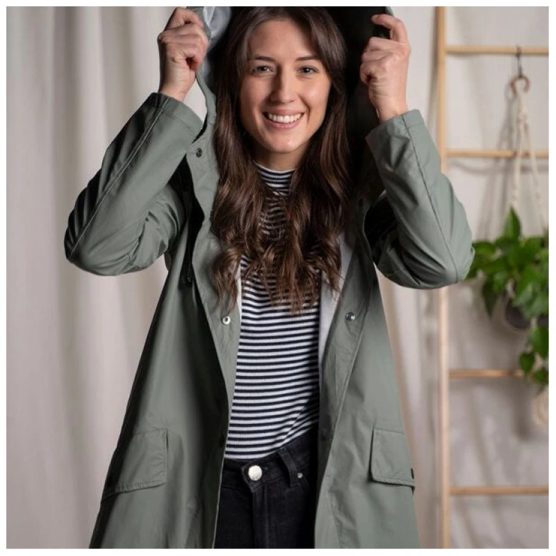 Vresh Clothing Evi - Regenjacke recycelt, Salbei