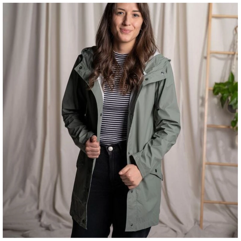 Vresh Clothing Evi - Regenjacke recycelt, Salbei