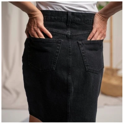 Vresh Clothing Vanessa - Jeans Rock aus Biobaumwolle
