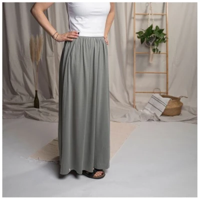 Vresh Clothing Vilippa - Maxi Rock aus Tencel-Mix, Salbei