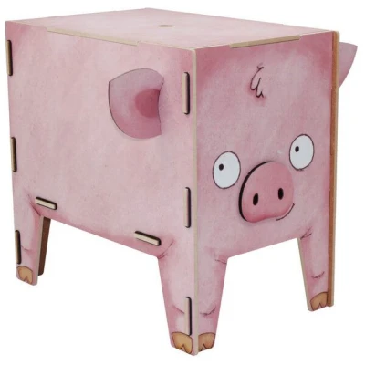 WERKHAUS Hocker Vierbeiner - Schwein
