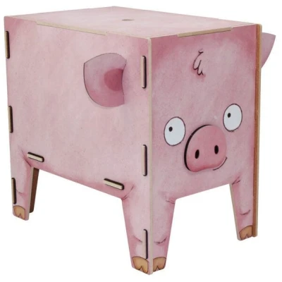 WERKHAUS Hocker Vierbeiner - Schwein