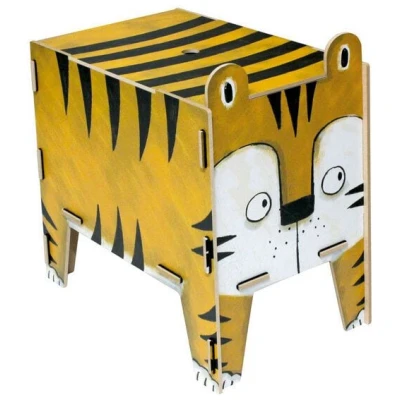 WERKHAUS Hocker Vierbeiner - Tiger