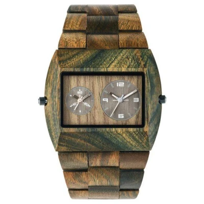 WEWOOD Holz-Armbanduhr JUPITER RS ARMY | 100% hautverträglich