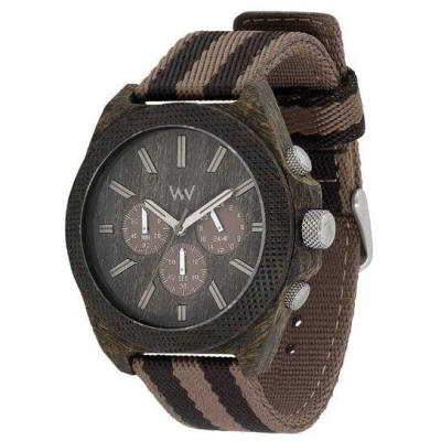 WEWOOD Holz-Armbanduhr PHOENIX CHRONO WENGE EARTH | 100% hautverträglich