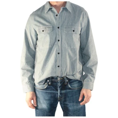 WOTE Freizeit Streifen Hemd - Flicker Shirt Organic Cotton