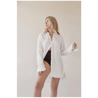 White Linen Shirt - The Ruby