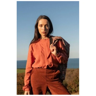 WiDDA berlin FRANS Bluse mit Volants aus TENCEL®