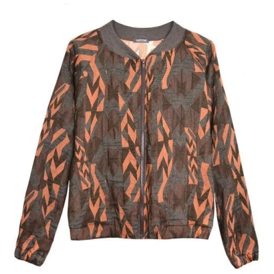 WiDDA berlin Jacquard Jacke Blouson MIA mit dunklem Webmuster
