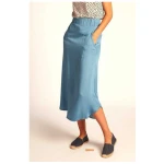 WiDDA berlin Jeans Midirock mit Taschen aus TENCEL® Chambray