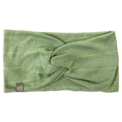 WiDDA berlin SAGE Strickstirnband in Salbei aus DEADSTOCK FABRIC