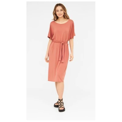 WiDDA berlin Wickelkleid ANNA Apricot aus ECOVERO® Jersey