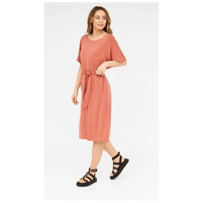 WiDDA berlin Wickelkleid ANNA Apricot aus ECOVERO® Jersey