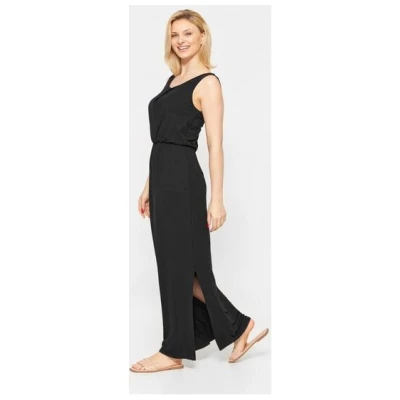 WiDDA berlin schwarzes Maxikleid MARLEN aus ECOVERO Jersey