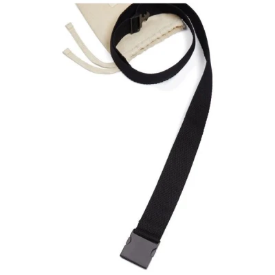 Will's Vegan Shop 4cm Tencel & Metall-Clip-Gürtel